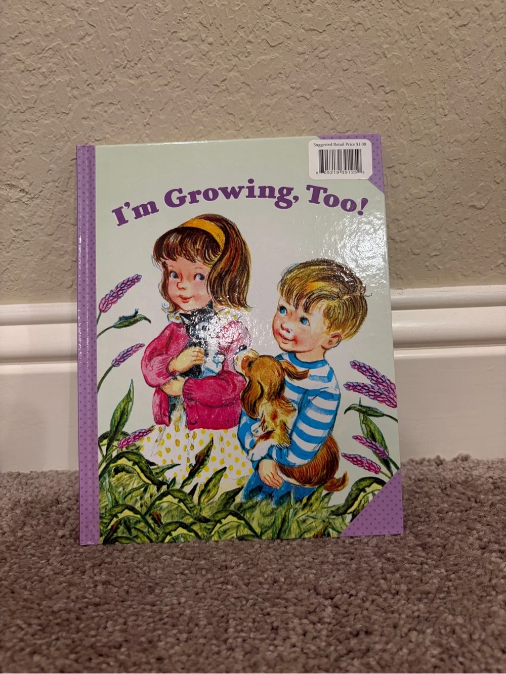 I'm Growing, Too! Kids Picture Book - Purple